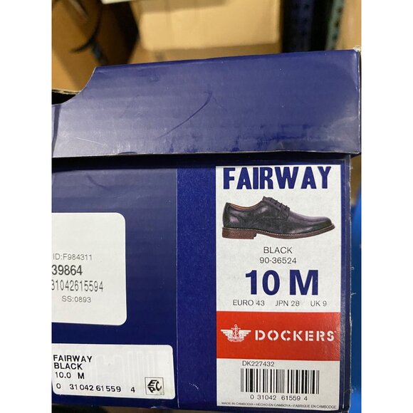 Dockers Mens Fairway Lace Up Comfort Classic Oxford Shoes Black Size 10M NIB - Picture 8 of 8